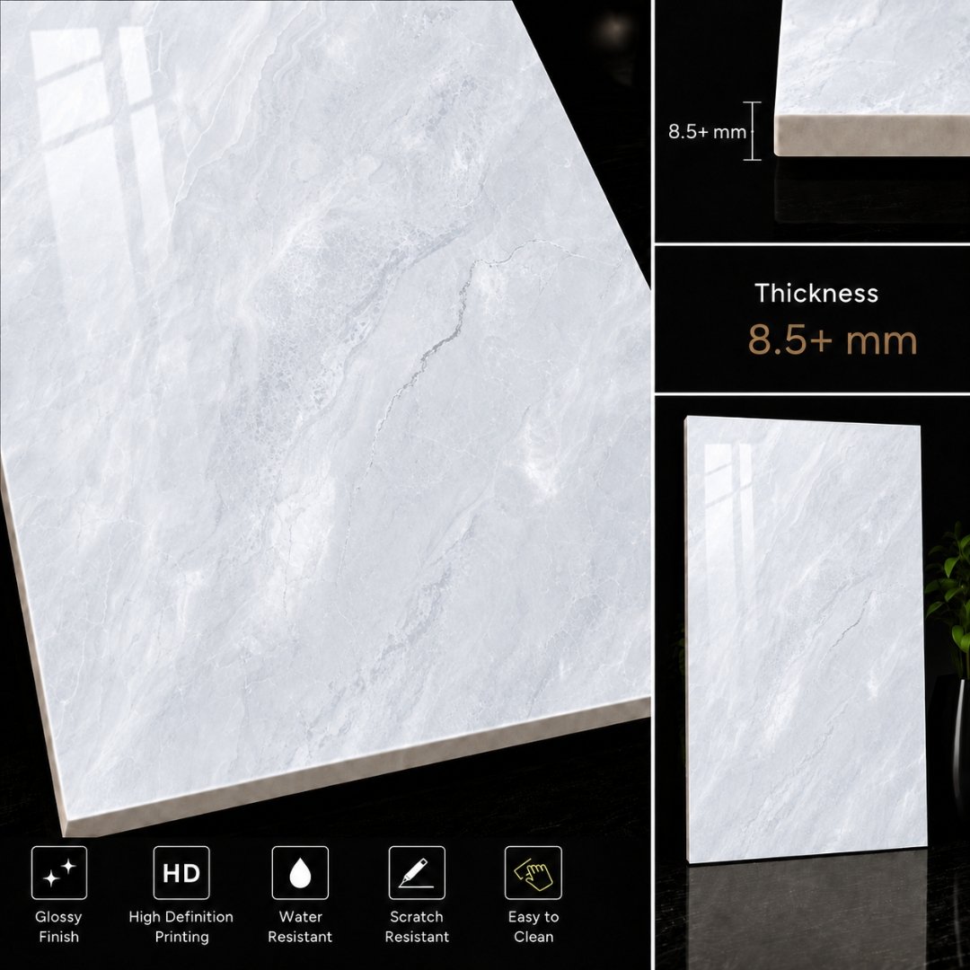 AL Martic Azul Marble Bathroom Tiles - My Home Studio